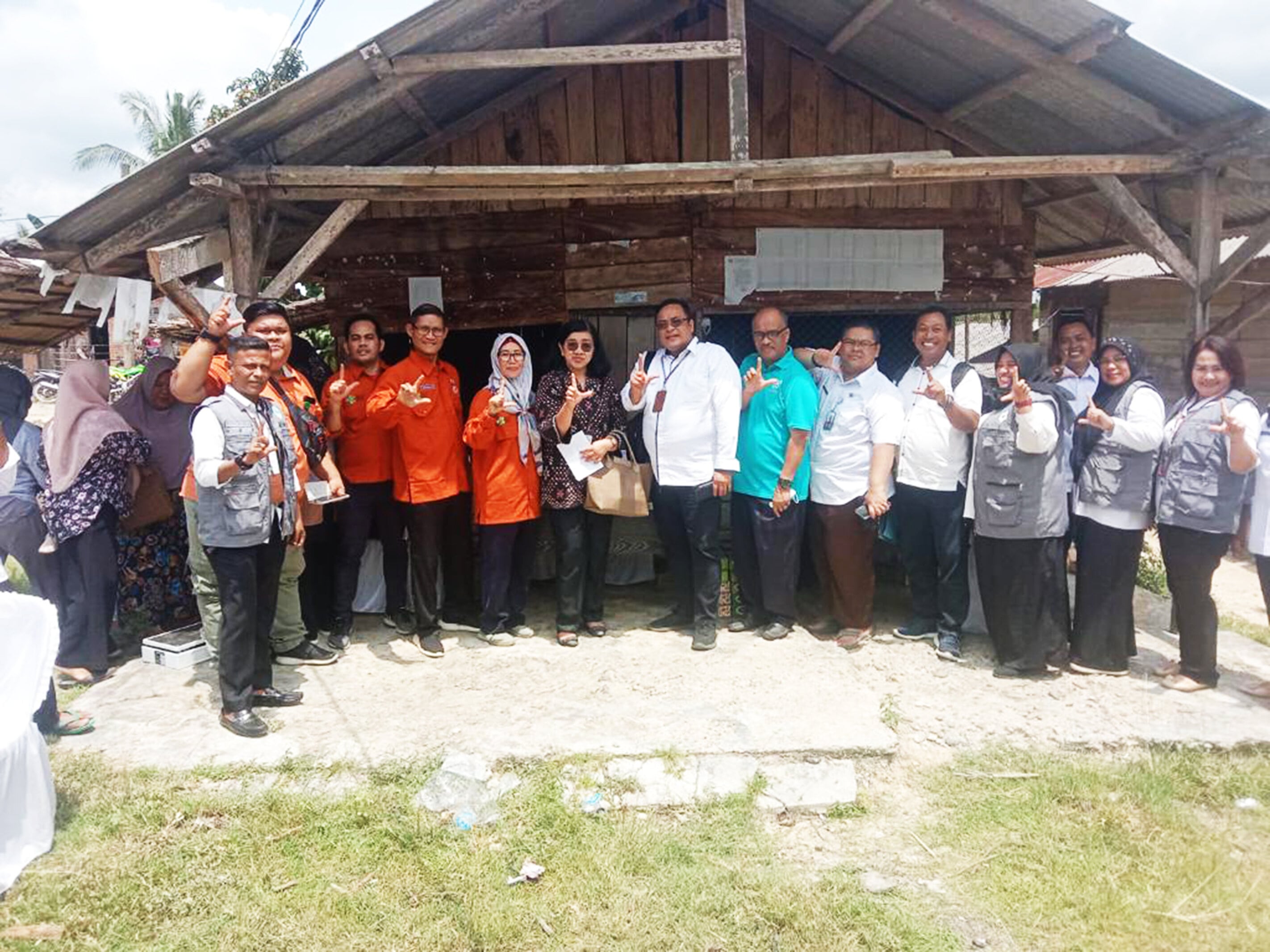 Skrining PTM (Penyakit Tidak Menular) Pada Kegiatan Germas di Kecamatan Pematang Jaya 23 Okt 
